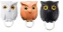 AGAS Magnetic Owl Key Holder Cute,Night Owl Keyring Holder, Automatic Open Close Eyes Creative Key Hanger Holder (PACK of 3)